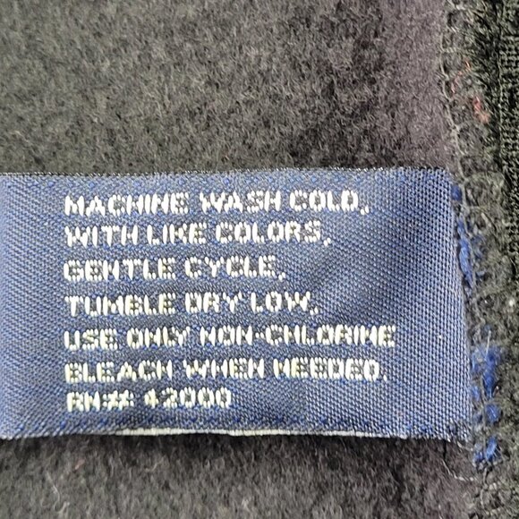 NWT Basic Edition Mens black fleece zipper vest size XL - Picture 10 of 11